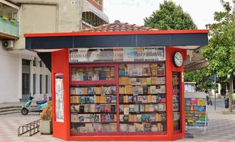 Book store in the centre of Skoder, Albania