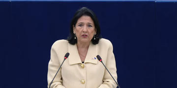 Salomé Zourabichvili al Parlamento europeo - foto European Parliament