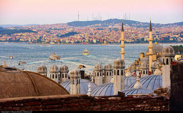 Istanbul vista sulla città, foto di Moyan Brenn - Flickr.com