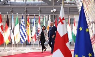  Charles Michel e Salomé Zourabichvili - foto UE