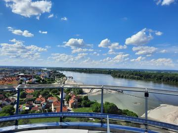 La vista dalla torre dell'acquedotto a Vukovar, Croazia - Foto G. Vale