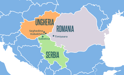 Cartina Ungheria E Romania | Tomveelers