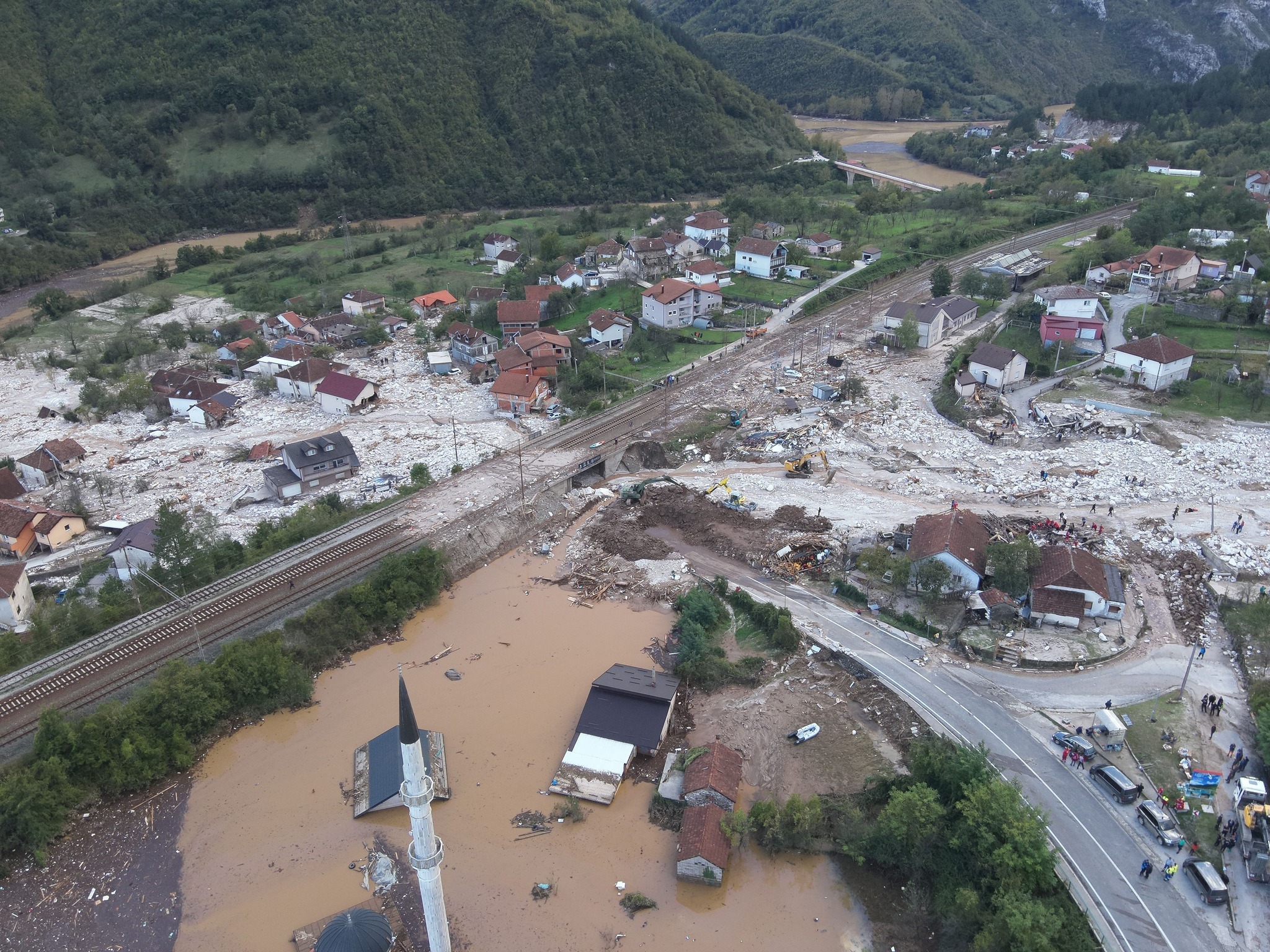 Alluvione a Jablanica (BiH) © Federalna Uprava Civilne Zaštite BiH