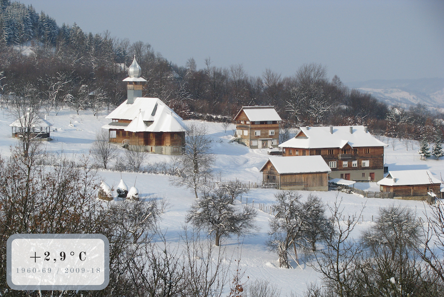 monastero e prati innevati monastero e prati innevati
