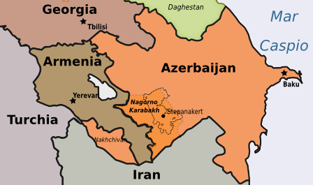 Azerbaijan - mappa di Osservatorio Balcani e Caucaso Azerbaijan - mappa di Osservatorio Balcani e Caucaso
