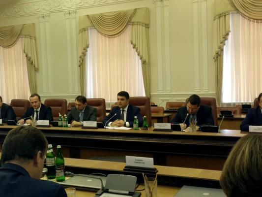 Il primo ministro Groysman (foto P. Bergamaschi) Il primo ministro Groysman (foto P. Bergamaschi)