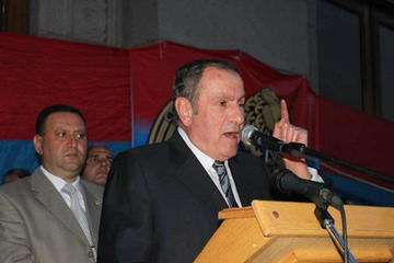 L'intervento di Ter-Petrosyan (Foto Arman Veziryan) L'intervento di Ter-Petrosyan (Foto Arman Veziryan)