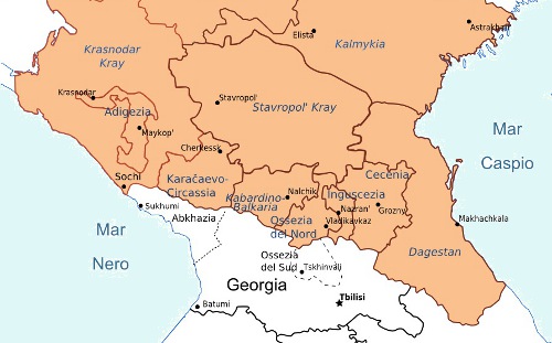 Mappa Caucaso - BalcaniCaucaso.org Mappa Caucaso - BalcaniCaucaso.org