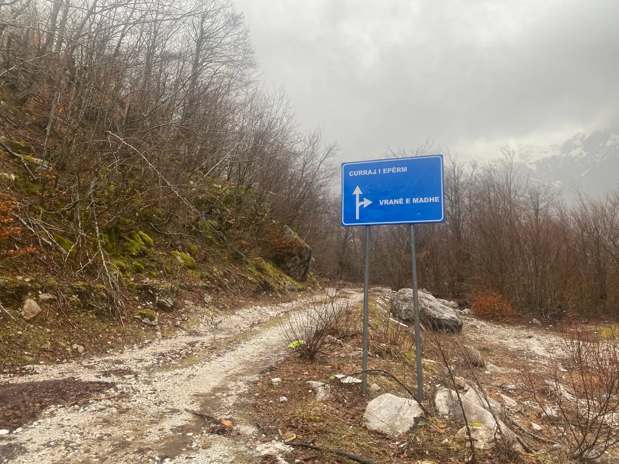 Toward the village of Vrane e Madhe. Photo by Marta Abba Toward the village of Vrane e Madhe. Photo by Marta Abba